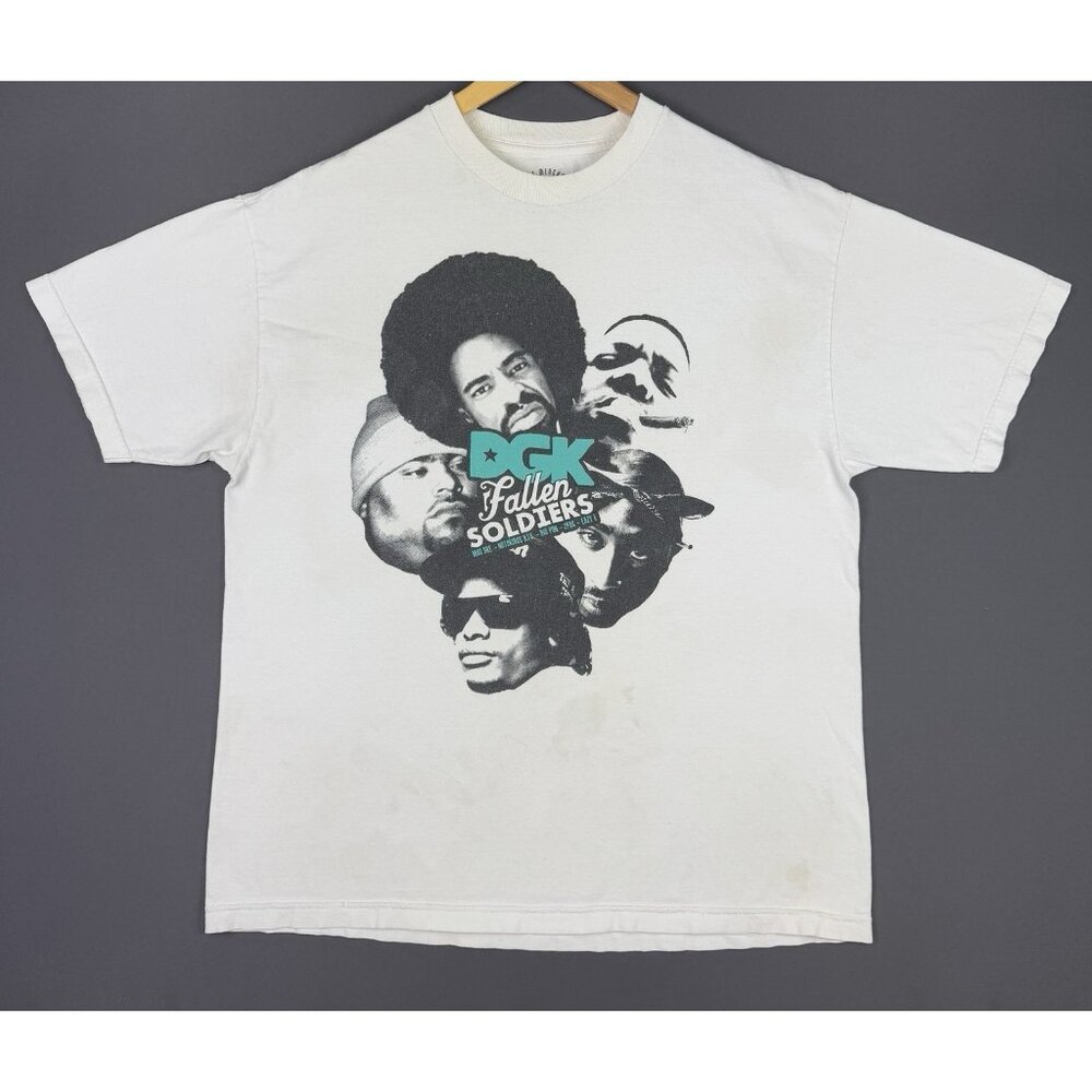 DGK x Kayo Corp Hip Hop Rap Tee Fallen Soldiers Mac Dre Big Pun 2Pac Eazy E BIG